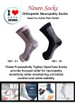 neuropathy socks neuro socks opntoe socks pain relief athletic socks