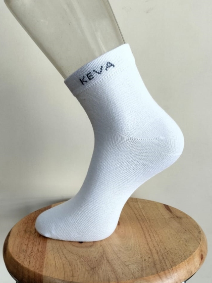 Women Ankle White Socks Activewear 6 Pairs Pack Aw29 kevasocks