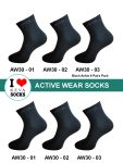 Women Ankle Black Socks Activewear 6 Pairs Pack Aw30 kevasocks